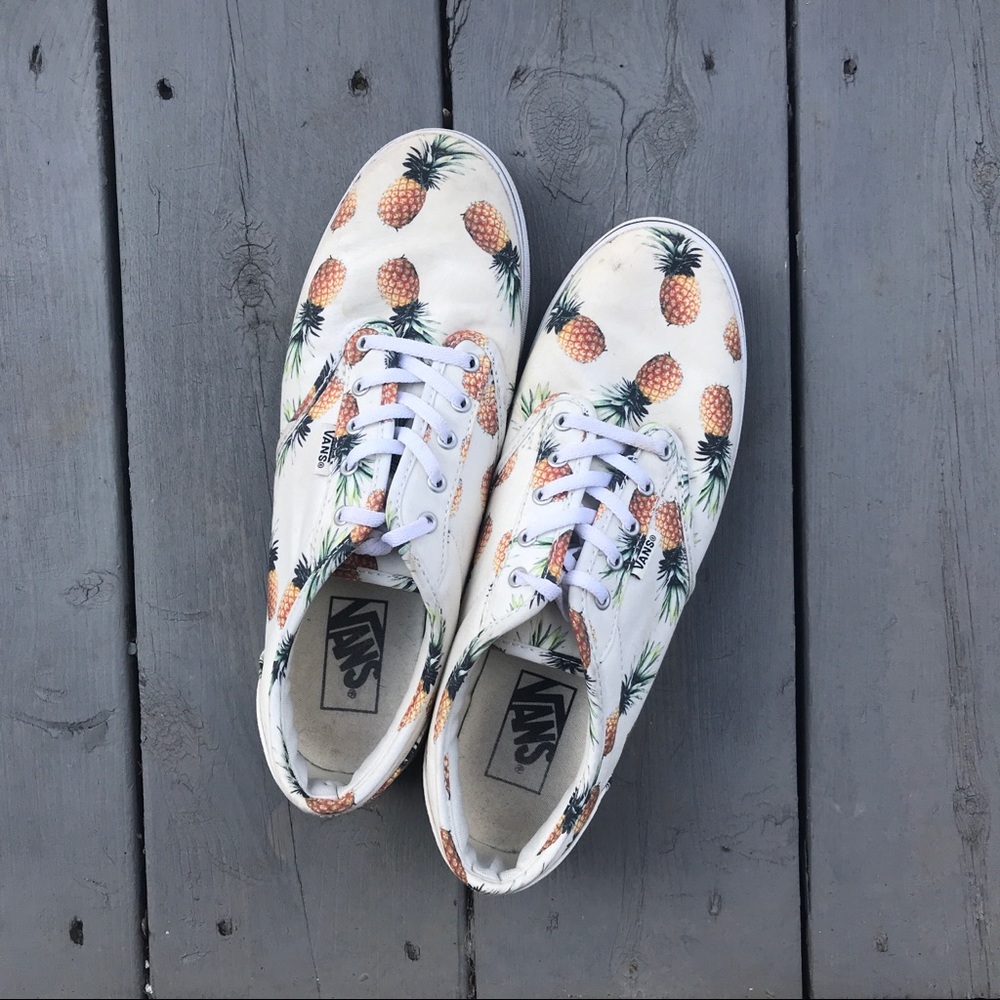 Pineapple Lace Up Vans